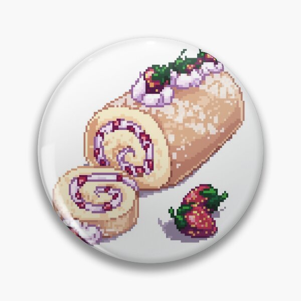 Item preview, Swiss roll Pixel art designed and sold by Sugaranspice.