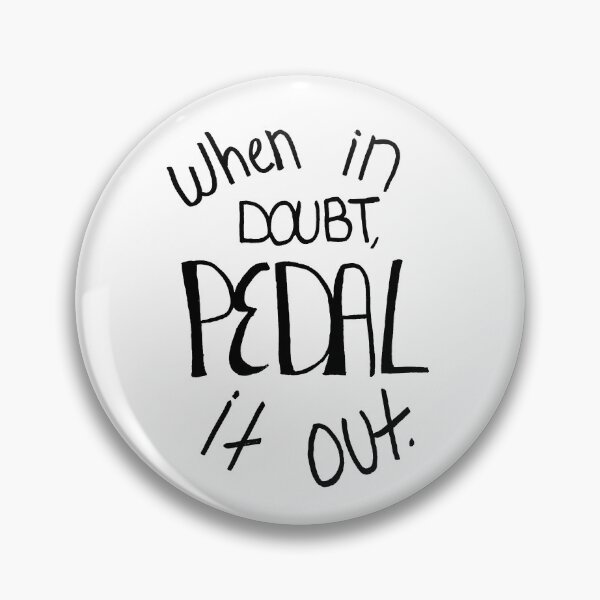 Item preview, Pedal it Out White/Black designed and sold by k.d schubach.