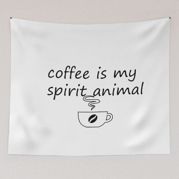 Item preview, coffee is my spirit animal  designed and sold by bkjournaly2020.