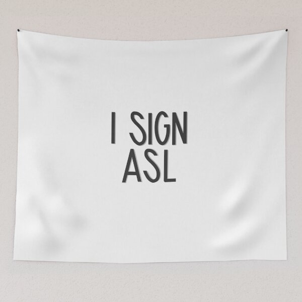 Item preview, I Sign ASL American Sign Language designed and sold by charlott3web.