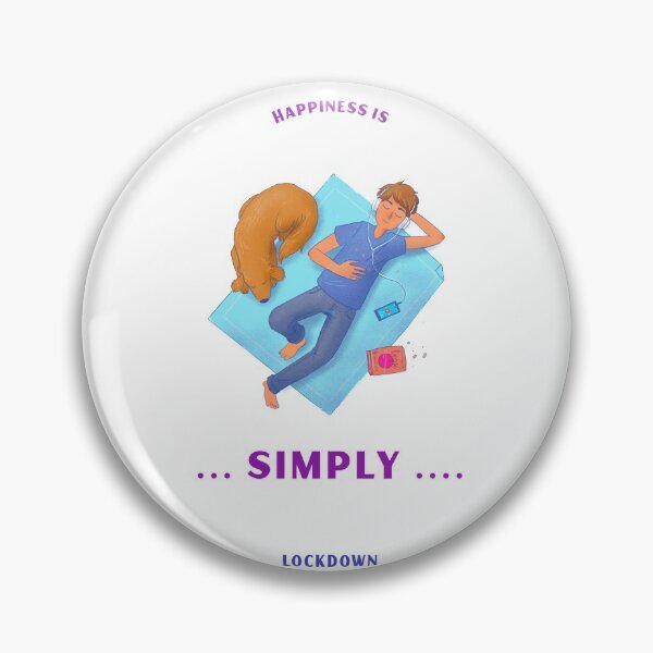 Item preview, Happiness is simply LOCKDOWN designed and sold by Got-Ya-Bak.