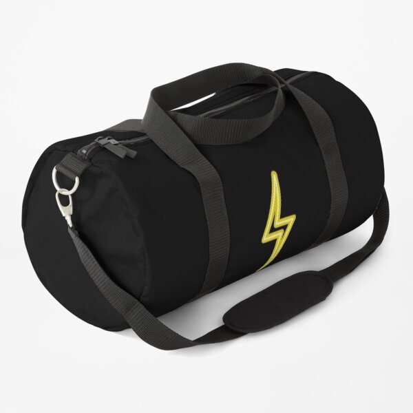LED Neon Sign Light Lightning Yellow Duffle Bag