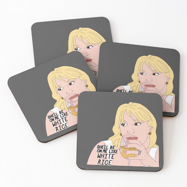 Item preview, White Rice Ramona designed and sold by thecompassrose.