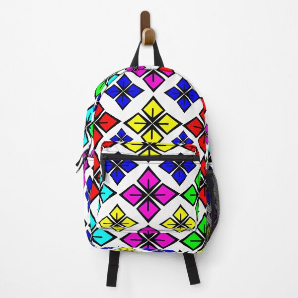 Item preview, Rhombus flower petals colorful abstract floral design by Justin Cobb designed and sold by Justin Cobb.