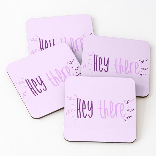 Item preview, Hey There Purple Lettering designed and sold by Danimw.