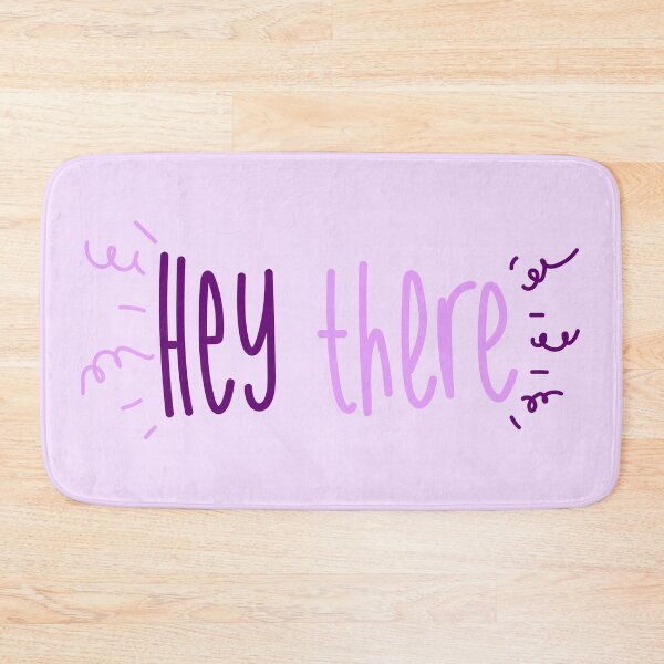 Item preview, Hey There Purple Lettering designed and sold by Danimw.