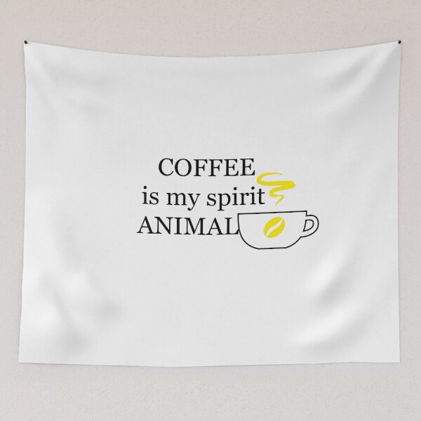 Item preview, coffee is my spirit animal  designed and sold by bkjournaly2020.