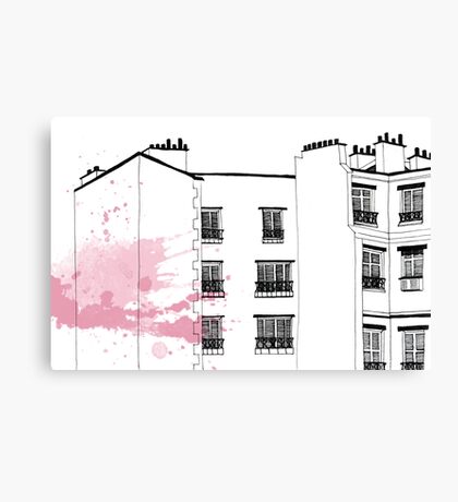 parisian canvas wall art