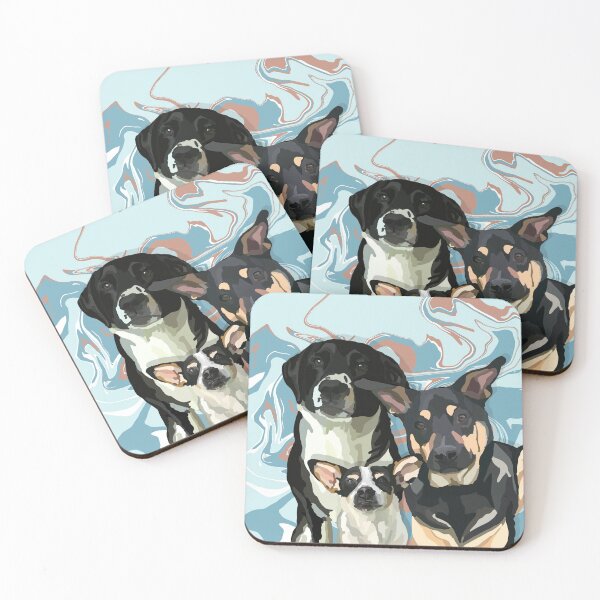 Item preview, Henry, Harley and Rambler Portrait designed and sold by Caitlin Godwin.