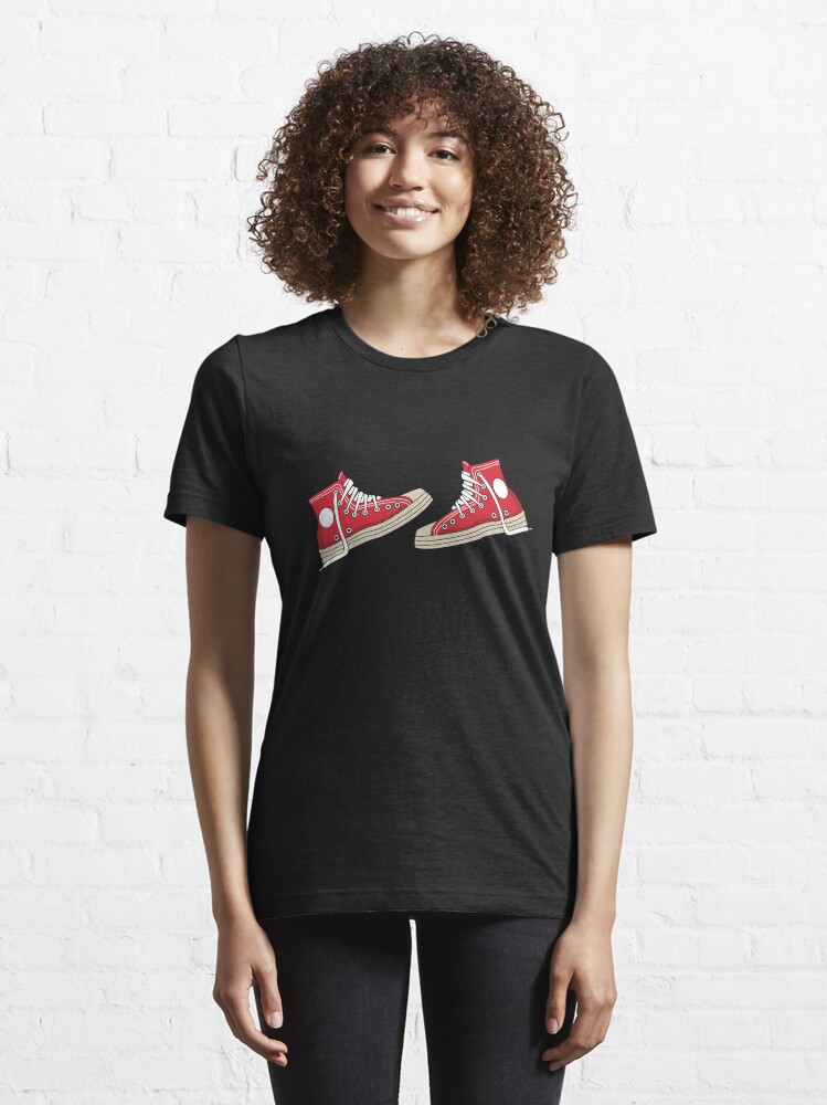 Converse t store shirt womens red