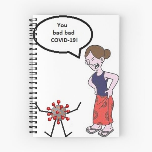 Item preview, You bad bad covid-19! designed and sold by dirvenelise.