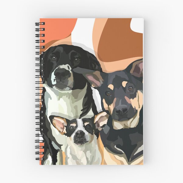Item preview, Henry, Harley and Rambler Portrait-desert tones designed and sold by Caitlin Godwin.
