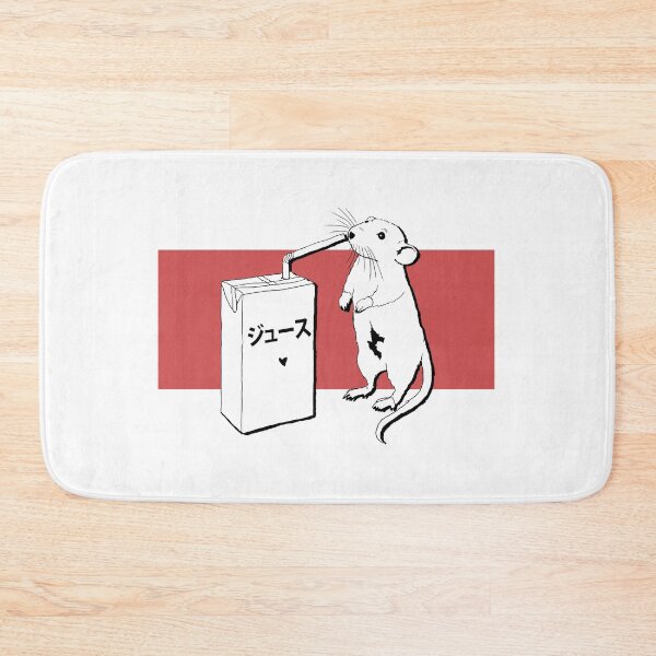 Item preview, Cute mouse with a juicebox designed and sold by BoredFly.
