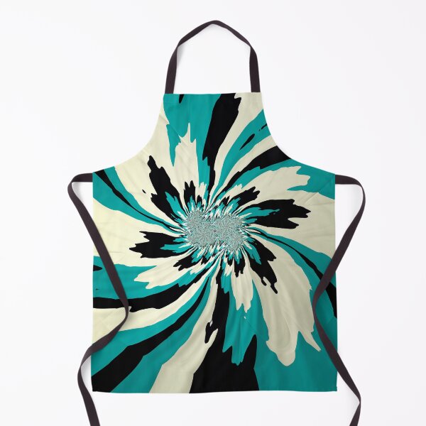 Item preview, Starburst Teal Cream Black Abstract Art Color Explosion designed and sold by Pam Blackstone.