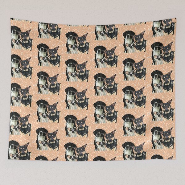 Item preview, Henry, Harley and Rambler Portrait-white dot designed and sold by Caitlin Godwin.