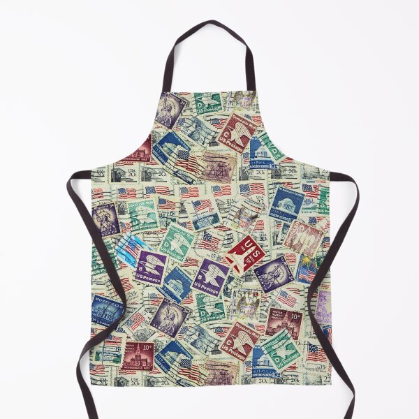 Item preview, Set of various USA postage stamps as background. designed and sold by IaroslavB.