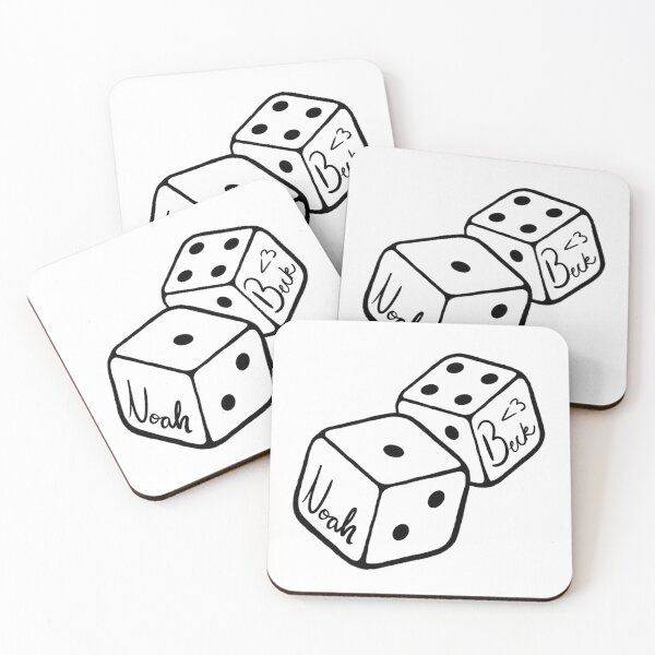 Item preview, Noah Beck draw dice roll design designed and sold by itstiggydesigns.