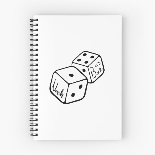 Item preview, Noah Beck draw dice roll design designed and sold by itstiggydesigns.