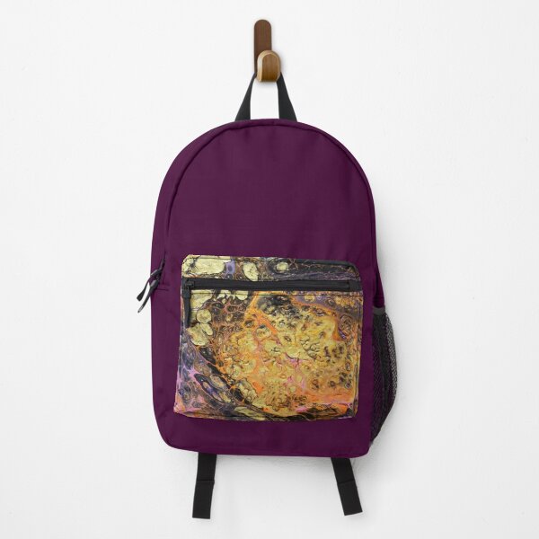 Item preview, Abstract pink gold orange purple painting designed and sold by FaeLuneStudio.