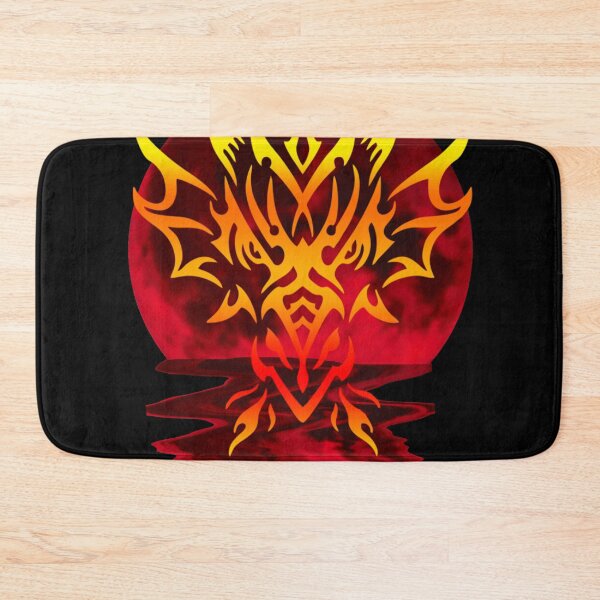 Item preview, dragon head and red moon 3 designed and sold by medoart.