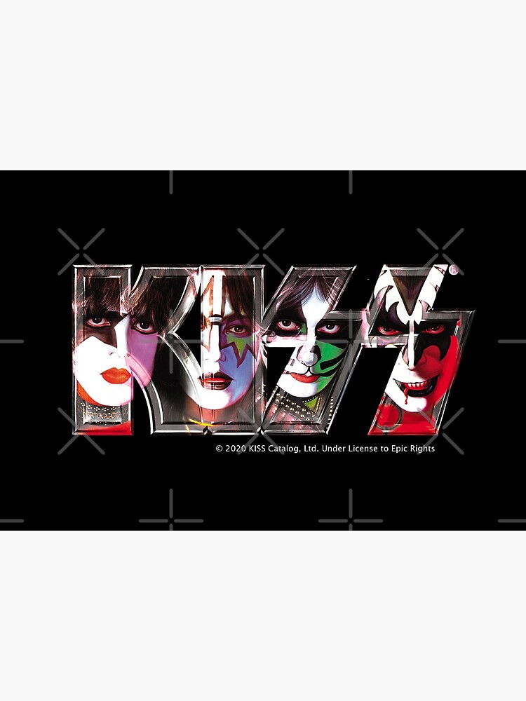 Kiss Band Logo - All Members Faces by musmus76
