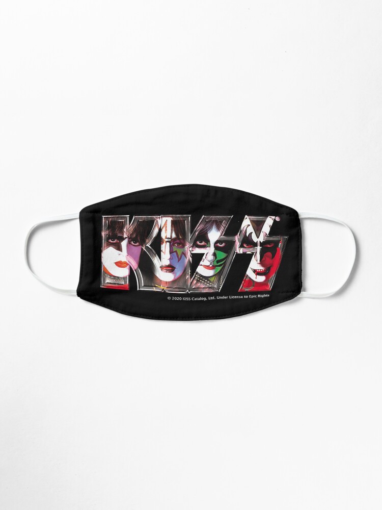 Alternate view of Kiss Band Logo - All Members Faces Mask
