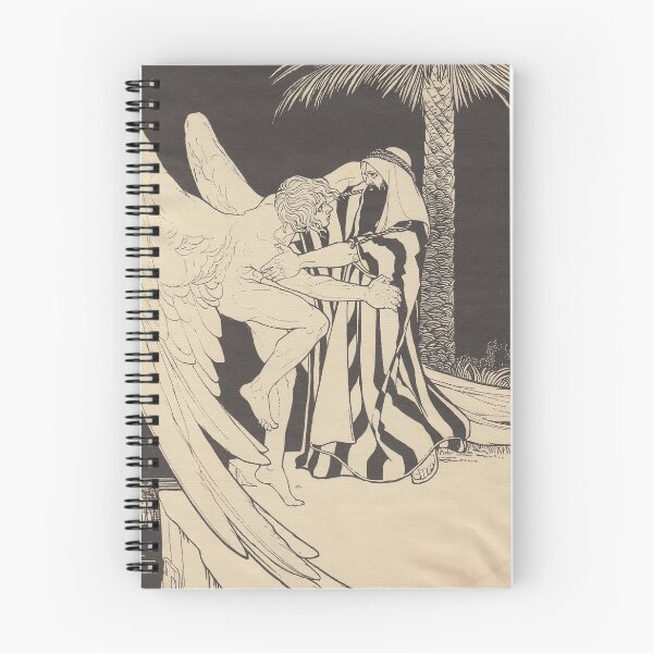 Item preview, HD. Jacob and the angel, by Ephraim Moses Lilien (1923) designed and sold by MINDTHECHERRY.