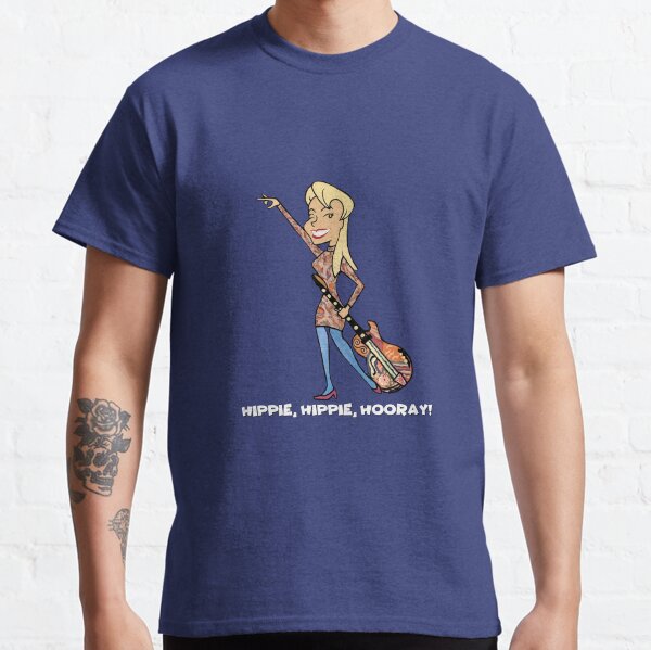 Hippie, Hippie, Hooray! Classic T-Shirt
