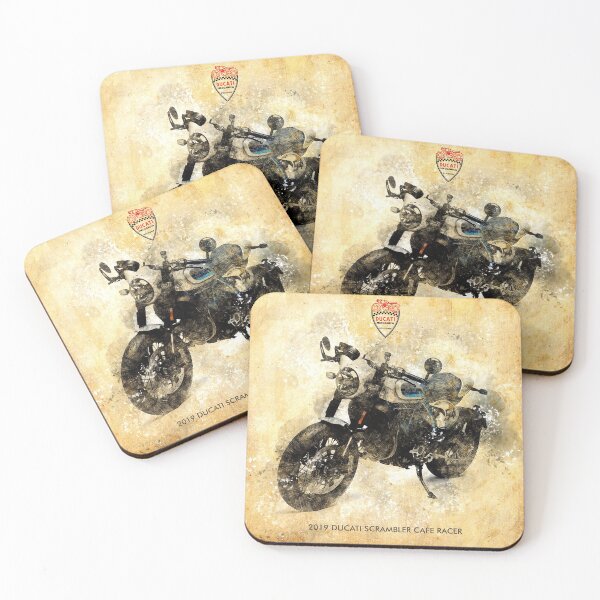Item preview, 2019 DUCATI SCRAMBLER CAFE RACER designed and sold by drawspots.