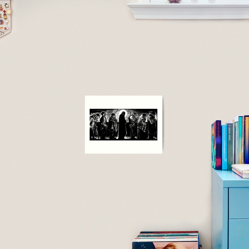 Jesus of the Breadlines Art Print