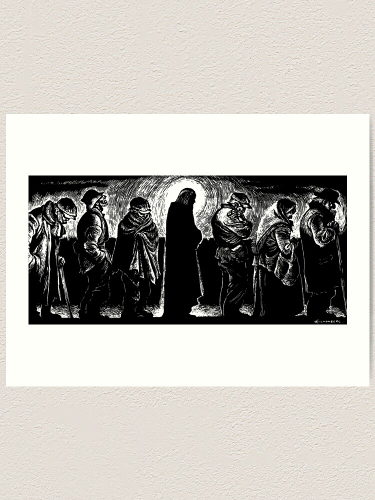 Alternate view of Jesus of the Breadlines Art Print