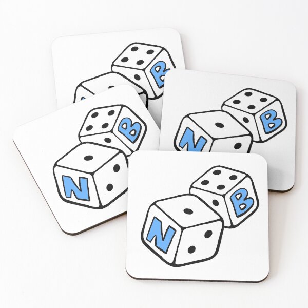 Item preview, Noah Beck initials dice roll design designed and sold by itstiggydesigns.