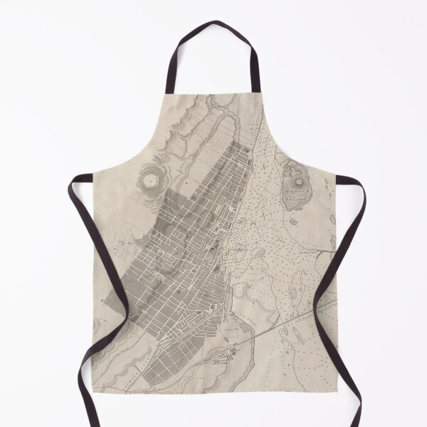Item preview, Vintage Map of Montreal Harbor (1860) designed and sold by BravuraMedia.