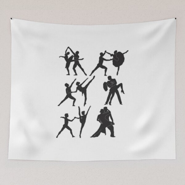 Item preview, Silhouette of dancers designed and sold by taveulrangue.