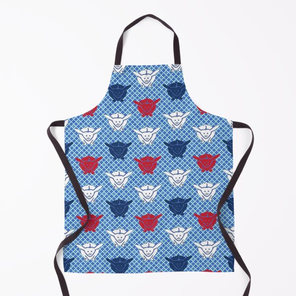Item preview, Japanese rabbit print, blue, red and white designed and sold by Marymarice.