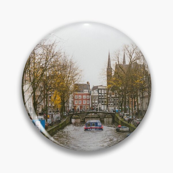 Item preview, Colorful Amsterdam Townhouses and Canal  designed and sold by Rebecca Li.