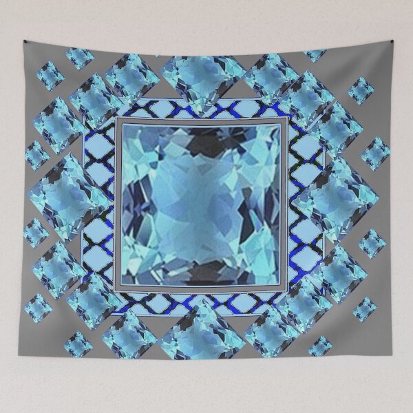 Item preview, REGAL FACETED AQUAMARINE JEWELS designed and sold by sharlesart.