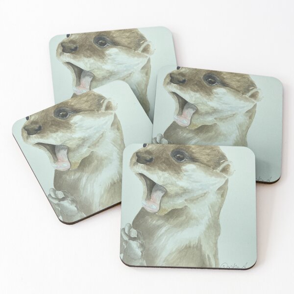 Item preview, Expectant Otter designed and sold by ArtbySophia.