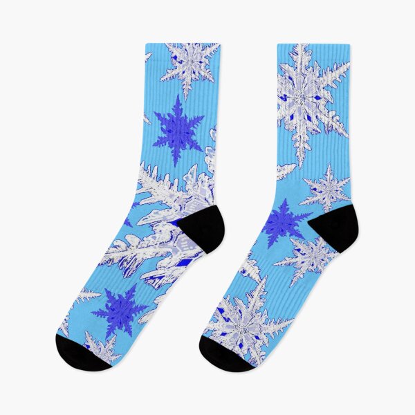 Item preview, BABY BLUE SNOWFLAKE CRYSTALS designed and sold by sharlesart.