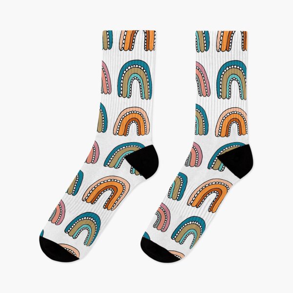Item preview, Chubby Rainbows || Retro Palette || Rainbow Pattern designed and sold by Hilary Leslie.