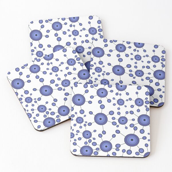 Item preview, Scandi Blue Particles designed and sold by DecorartByNJ.