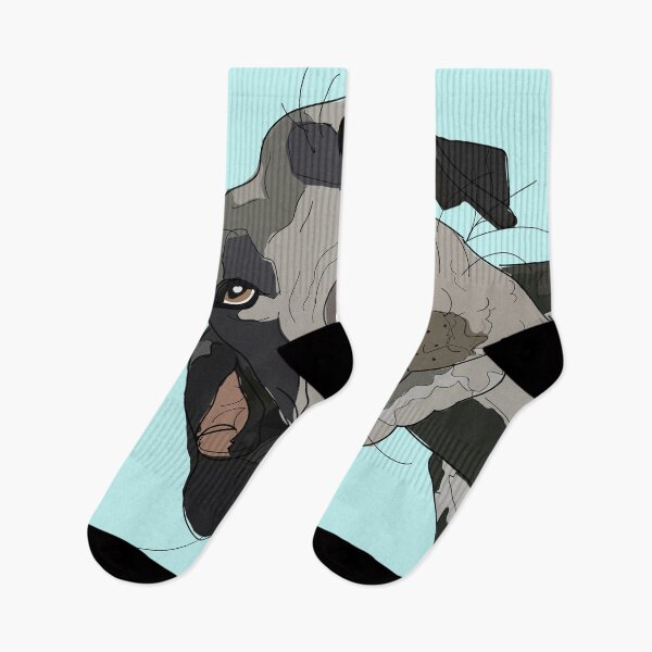 Item preview, Great Dane In Your Face (teal) designed and sold by sketchandpaws.