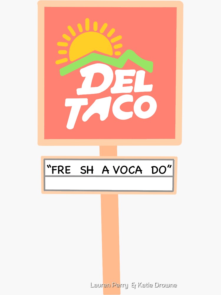 "FRESH AVOCADO" Vine Sticker by KatieAndLauren