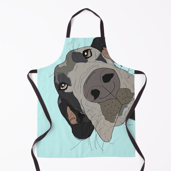 Item preview, Great Dane In Your Face (teal) designed and sold by sketchandpaws.