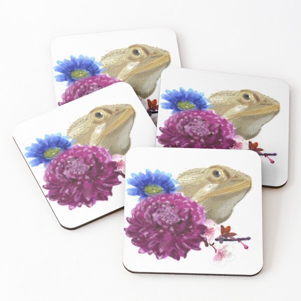 Item preview, Bearded Dragon Floral designed and sold by AkioftheSand.