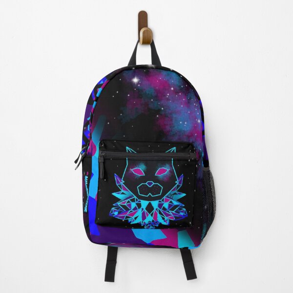 Item preview, Neon Cat (versión de mochila) designed and sold by UnicornDaya.