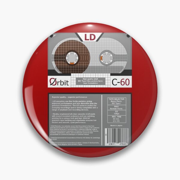 Item preview, Orbit Electronics LD C-60 type 1 cassette (front and back) designed and sold by B-96-J.