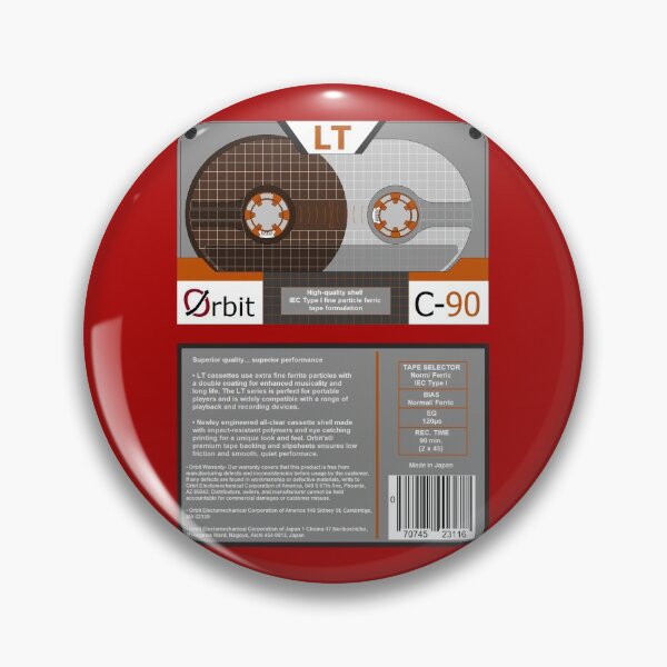 Item preview, Orbit Electronics LT C-90 type 1 cassette (front and back) designed and sold by B-96-J.