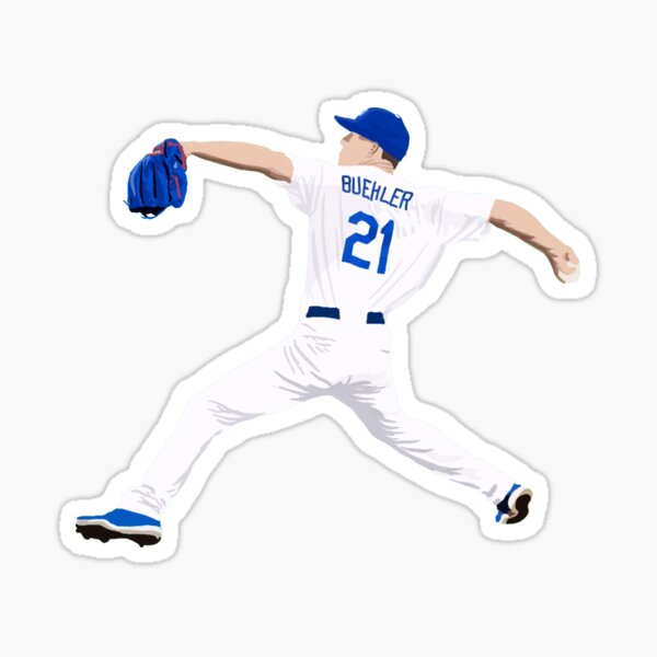 Clayton Kershaw Jersey Mesh Sticker for Sale by jakehutson3