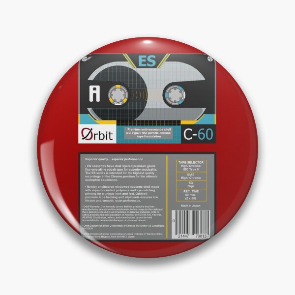 Item preview, Orbit Electronics ES C-60 type 2 cassette (front and back) designed and sold by B-96-J.